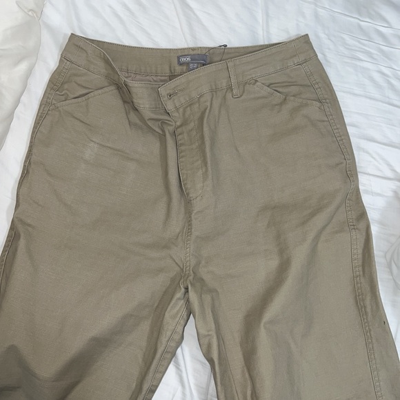 ASOS petite Straight leg tan trouser sz 12 - Picture 3 of 4